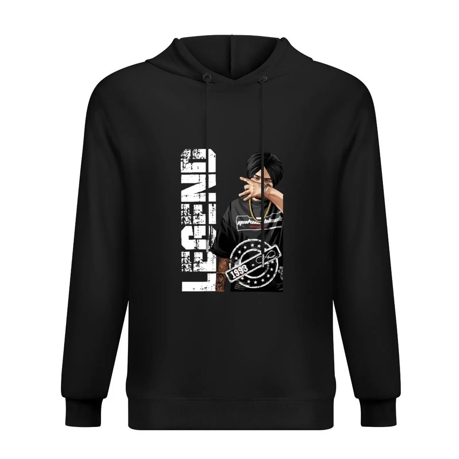 

sidhu moose wala sticker Hoodie clothes for men anime clothing anime clothes japanese style autumn hoodie