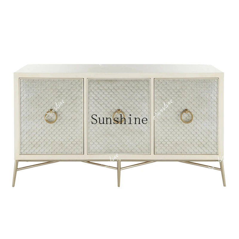 

European-style entrance, storage and decoration, foyer, living room, modern simple decoration, door cabinet FT