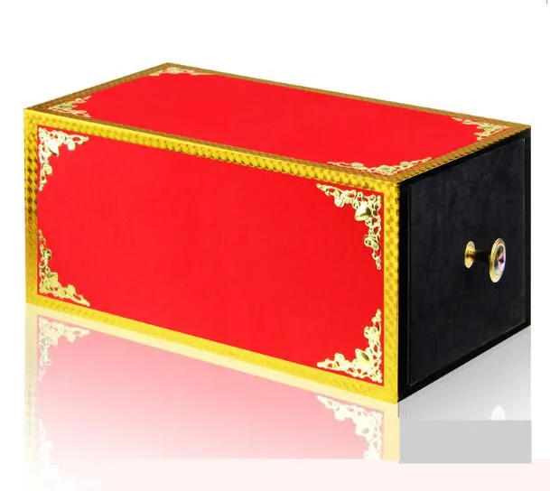 Transparent/ Wooden Drawer Box Magic Tricks Funny Stage Magia Production Items Box Appearing Magica Illusions Gimmick Props