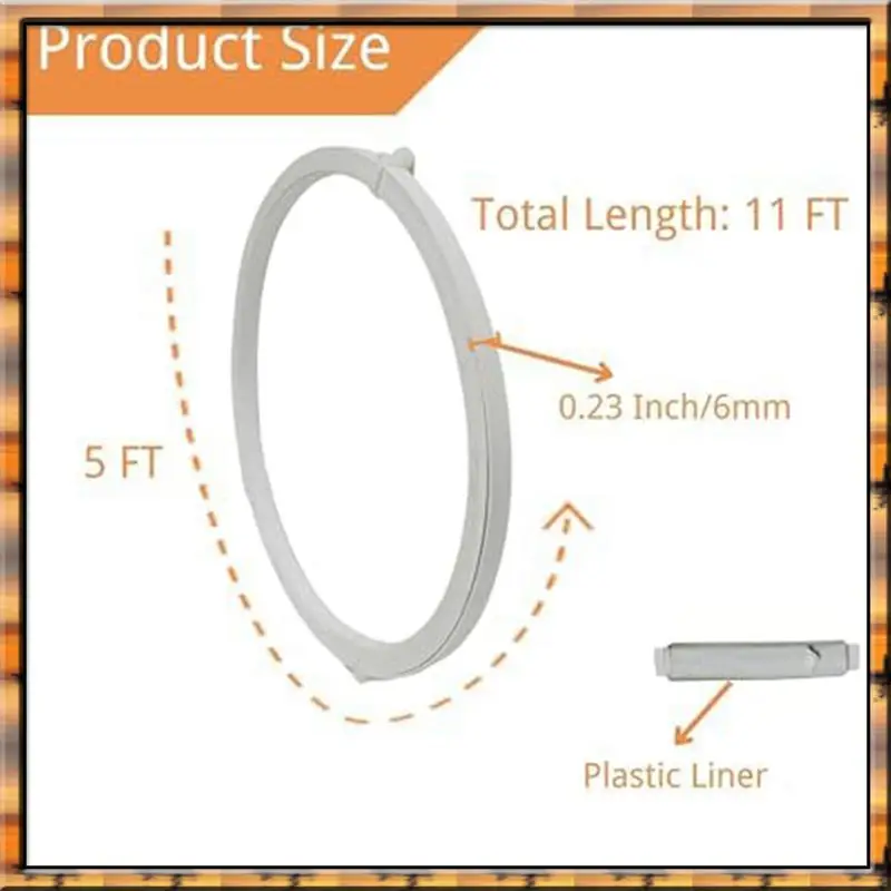 A78K جديد 8X قطعة فولاذية للخياطة، مشد ربيعي أبيض لصنع الفساتين والتنانير والكورسيهات والملابس الداخلية (11 قدم) #6
