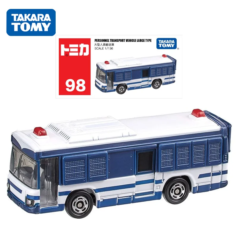 

TAKARA TOMY Tomica 1/136 NO.98 PERSONNEL TRANSPORT VEHICLE LARGE TYPE Car Mini Diecast Alloy Model Car Toy Metal Gifts for Boys