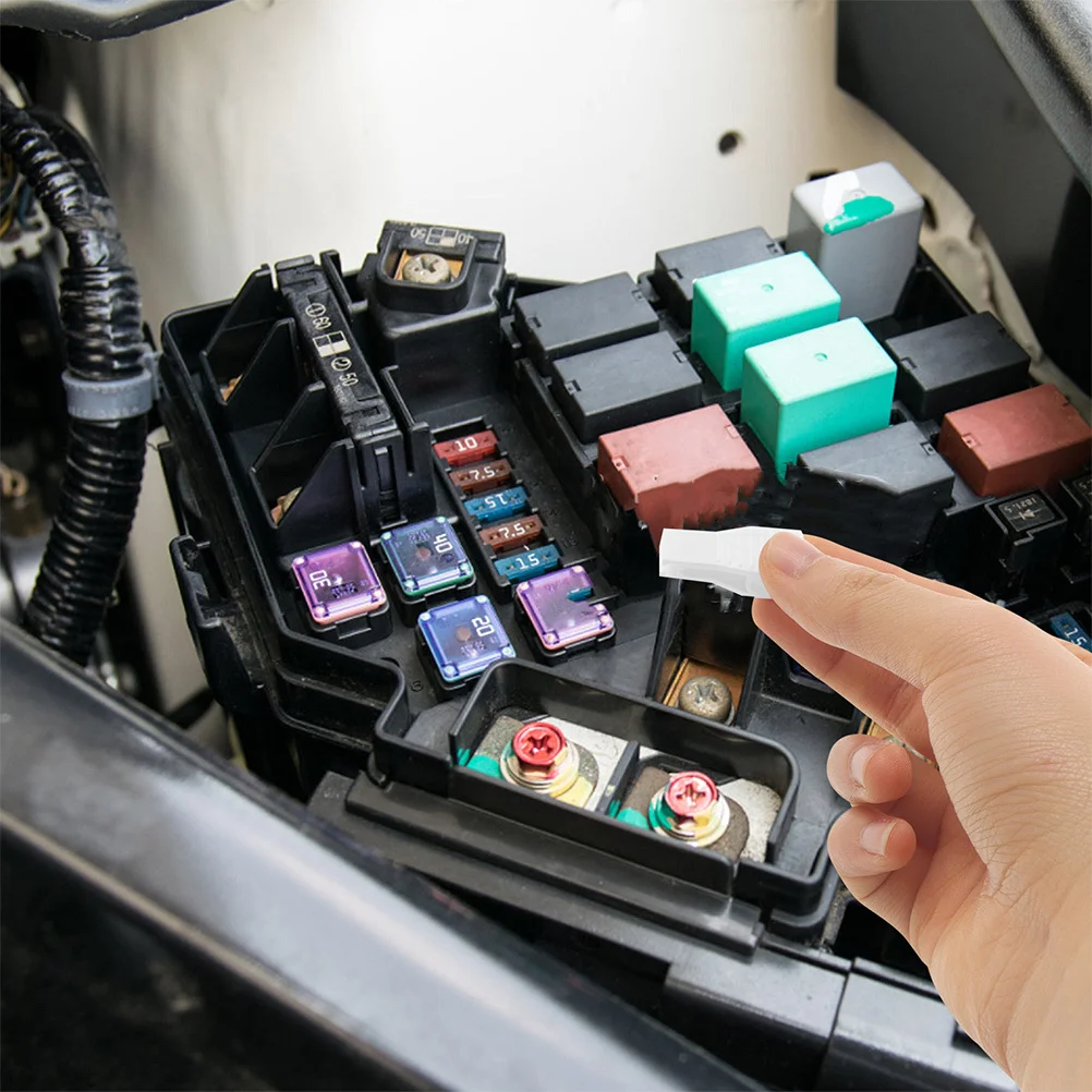 

30pcs Plastic Puller Automotive Fuse Handling Tool Compact Durable For Car Truck Suv Motorcycle Fuse Removal Maintenance Tool