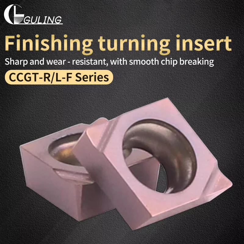 

расточное лезвие CCGT060202R/L-F из нержавеющей стали, глянцевые мелкие детали, микрорасточное покрытие, токарный инструмент для зерна