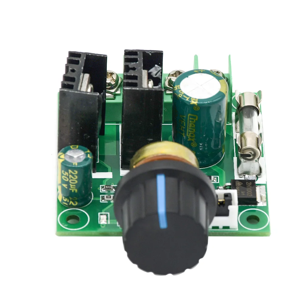 DC12V-40V 32V 10A Auto PWM DC Motor Speed Controller Regulator Governor with Knob Switch Volt Regulator Dimmer 400W Board Module