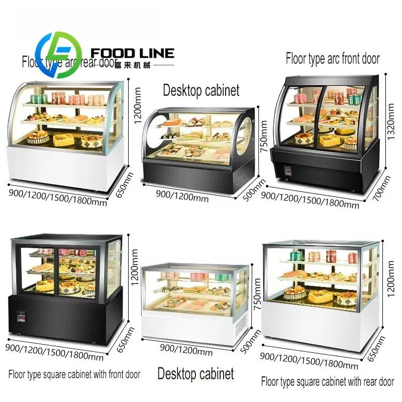 Pastry Display Chiller Thickened Sealing Strip Works With Cake Display Refrigerator To Cut Cold Air Leakage Lower Daily Power