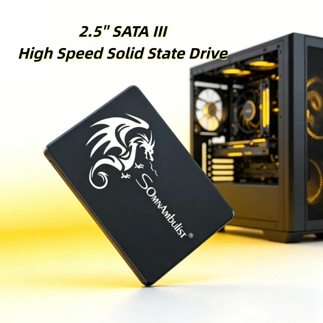 

Hot Deal High Speed SomnAmbulist 2.5 Sata3 Internal SSD Full Capacities Solid State Drive For Laptop Desktop Upgrade