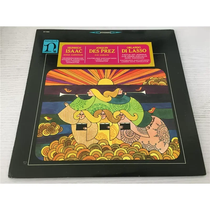Disco de vinilo LP de ISAAC MISSA CARMINA para colección de audiófilos