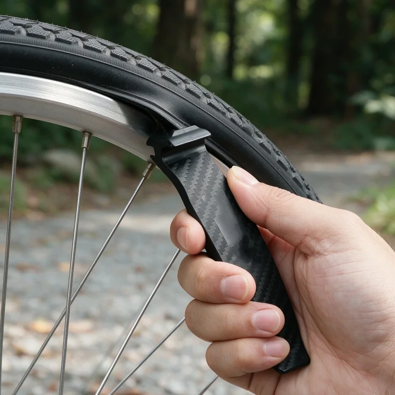 Fahrrad-Reifenhebel Multifunktionales MTB-Rennrad-Reifenentfernungswerkzeug Fahrrad-Reparatur- und Wartungszubehör für Erwachsene Radfahrer – Detail 4