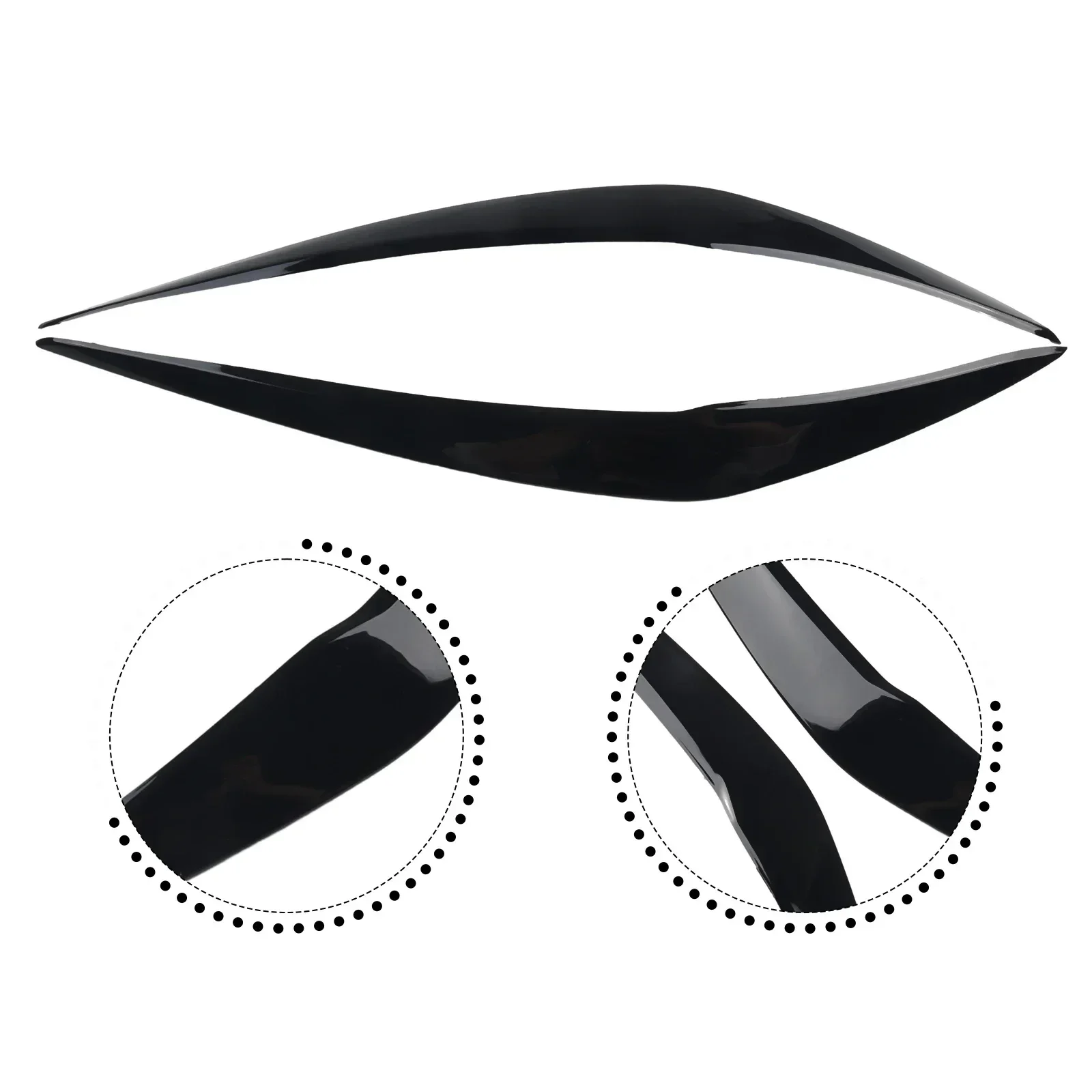 

1Pair Chrome Trim Covers Headlight Eyelids Black Auto Styling Factory M-Sport Bumper For BMW- 2015~2018 F20/F21 Auto Styling