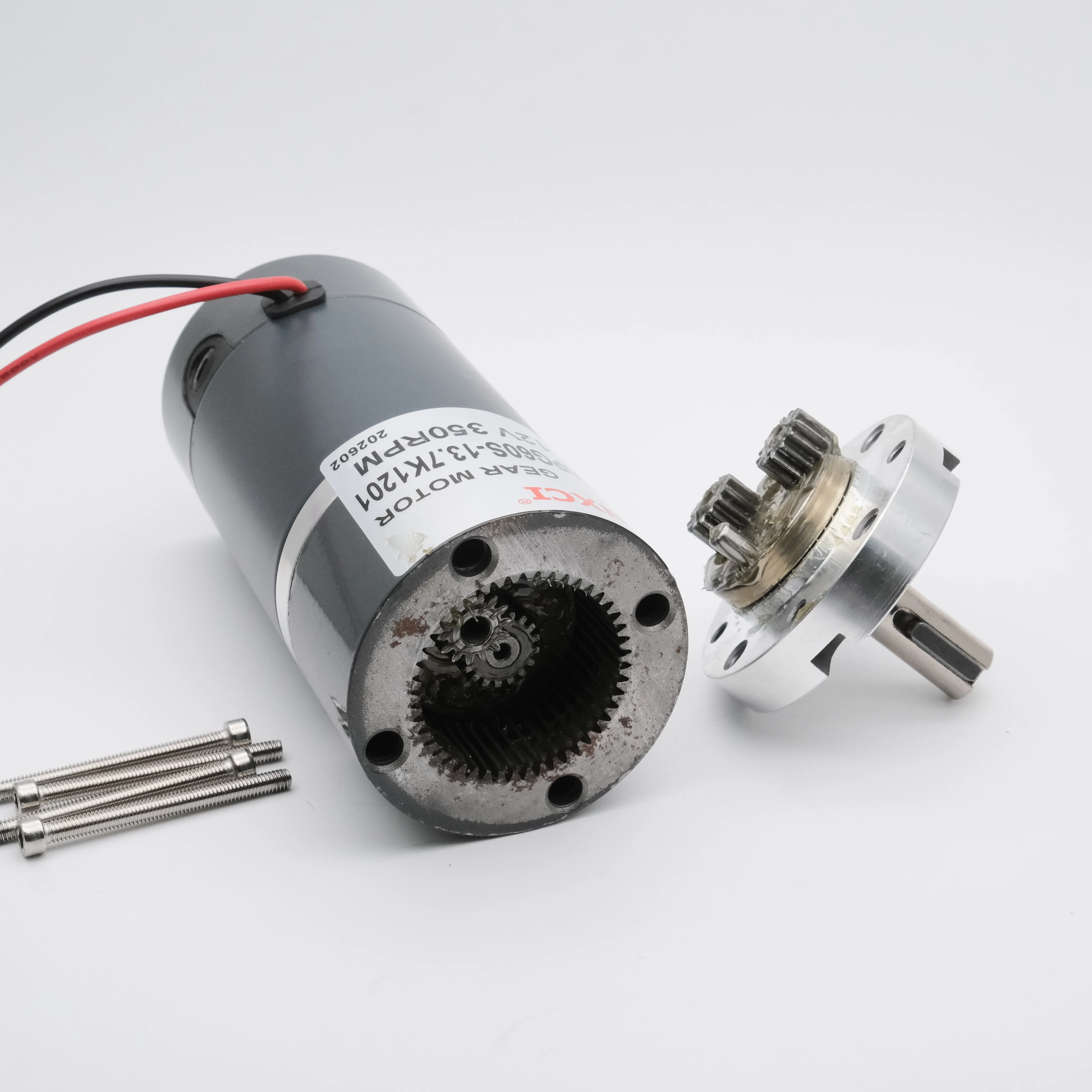 60PG Planetary Reducer Motor for Automation Production Line AGV/AMR Unmanned Transport 12V 6-1300rpm IP54 Strong