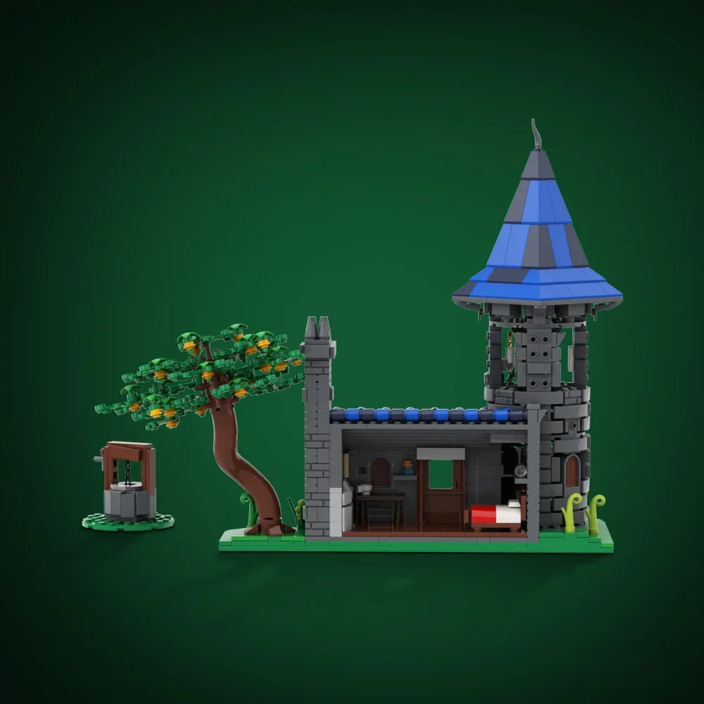 MOC Blocos de Construção de Magia Vampiro Bruxas, Halloween Hut, Casa dos Feiticeiros, Modelo do Castelo, Casa Assombrada Brinquedos, Presente de Natal