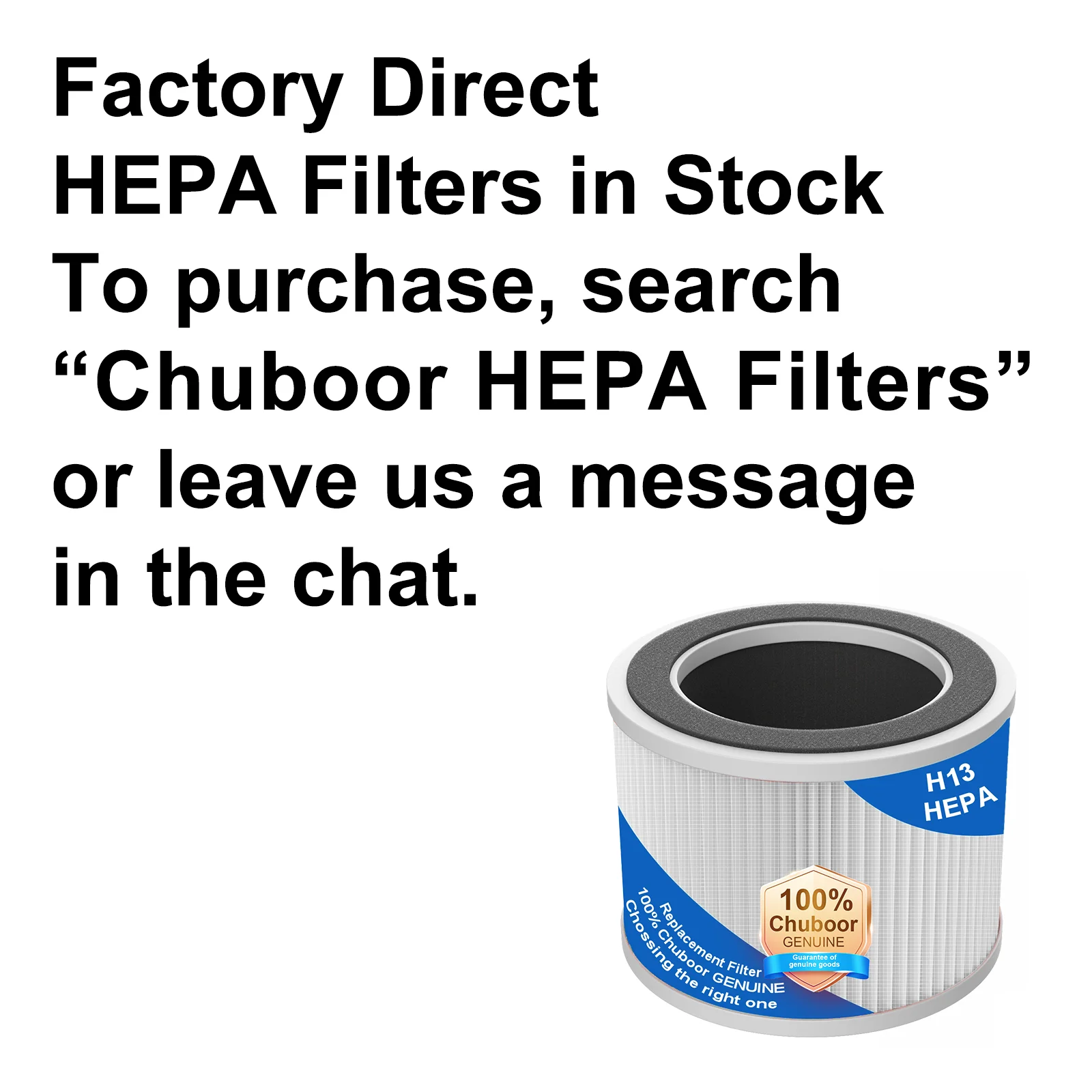 Chuboor Air Purifiers for Home H13 True HEPA for Bedroom Room Kitchen Washroom for Smoke and Dust Pollen Odors PM2.5 Detection 185m³/h CADR Supports Tuya App for 30-40 Square Meters of Clean Purifier  image 8