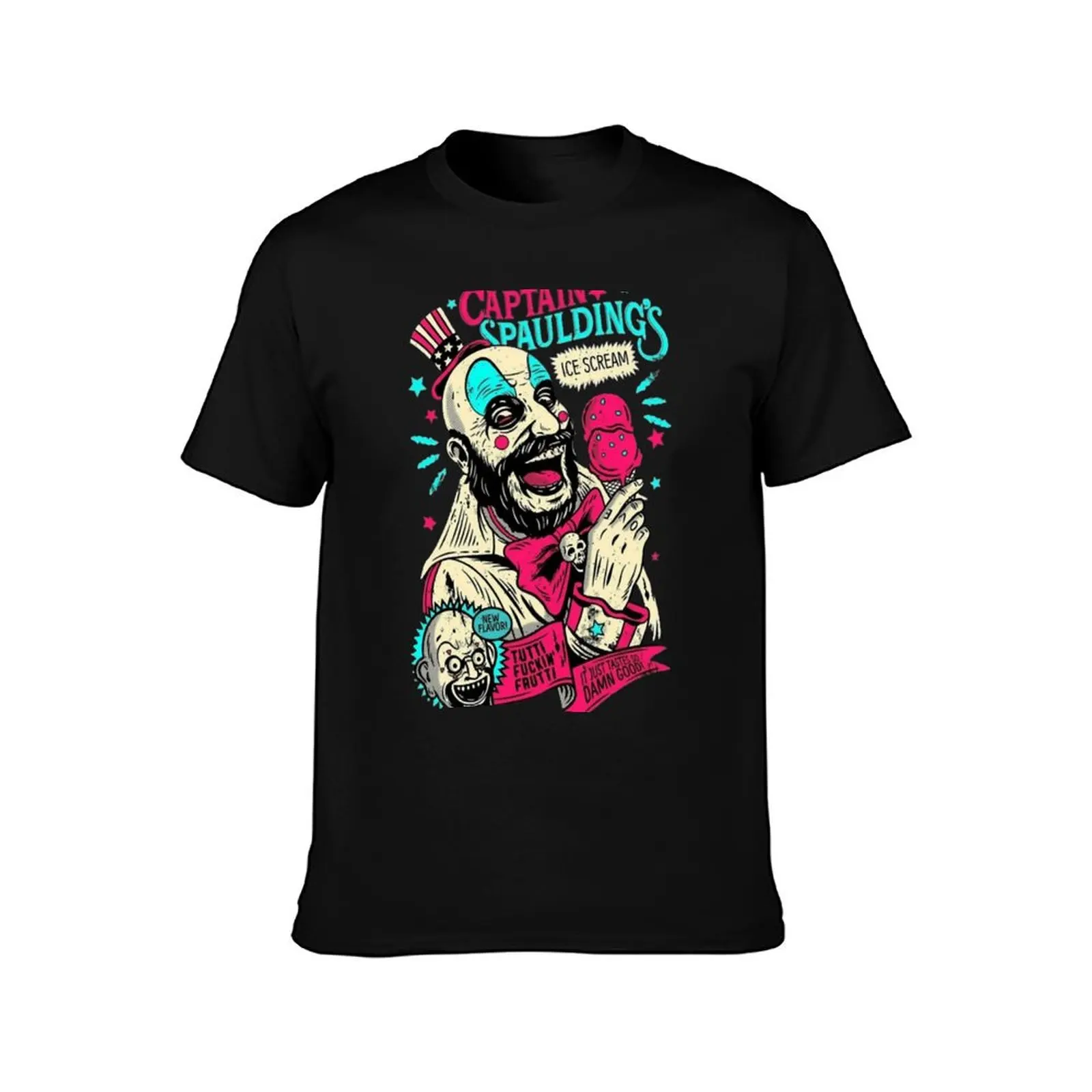 Captain Spaulding Hous T-Shirt Summer Casual Cotton Tee Oversized Streetwear Tops Vintage Graphic Print Unisex Men Women