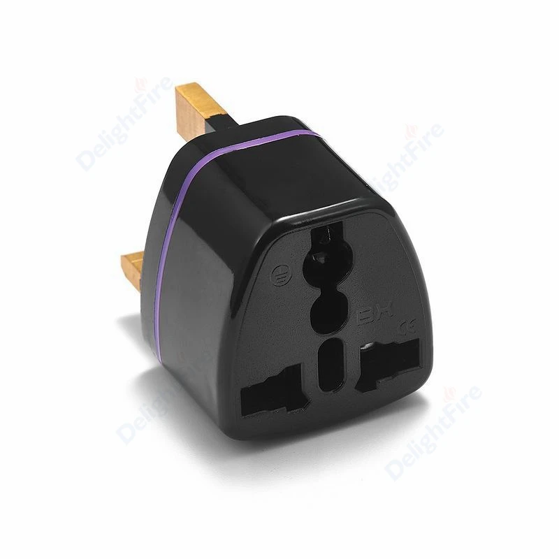 Universal UK Plug Adapter EU US To EU Power Converter Singapore Dubai British Travel Adapter Power Electrical Socket AC Outlet