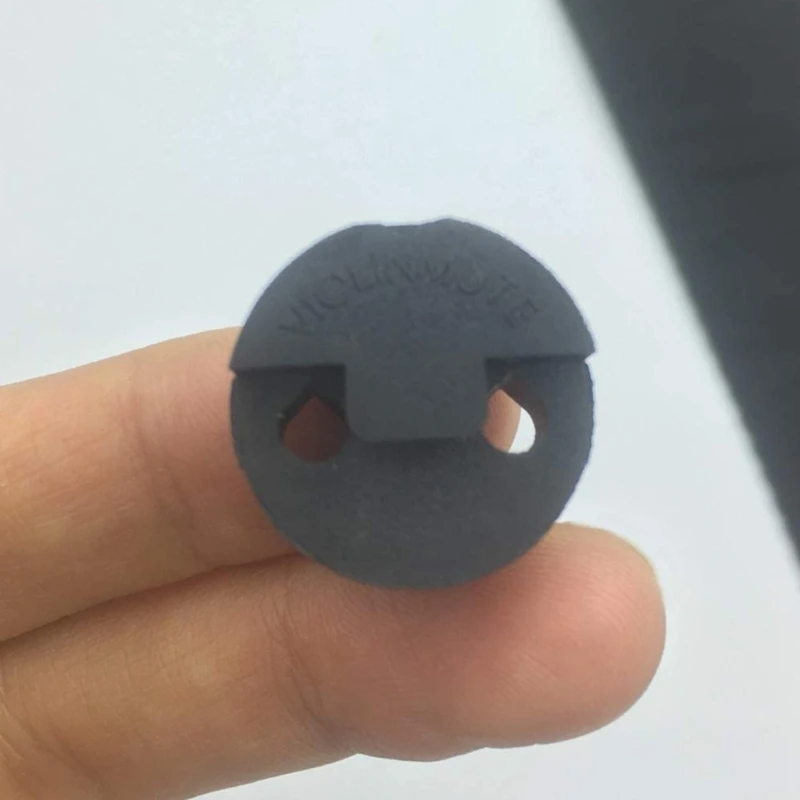 1Set/2Pcs Violin/Viola Double Hole Mutes for Violin Practice Tourte Fiddle Muffler Circular Round Tourte Rubber Mute