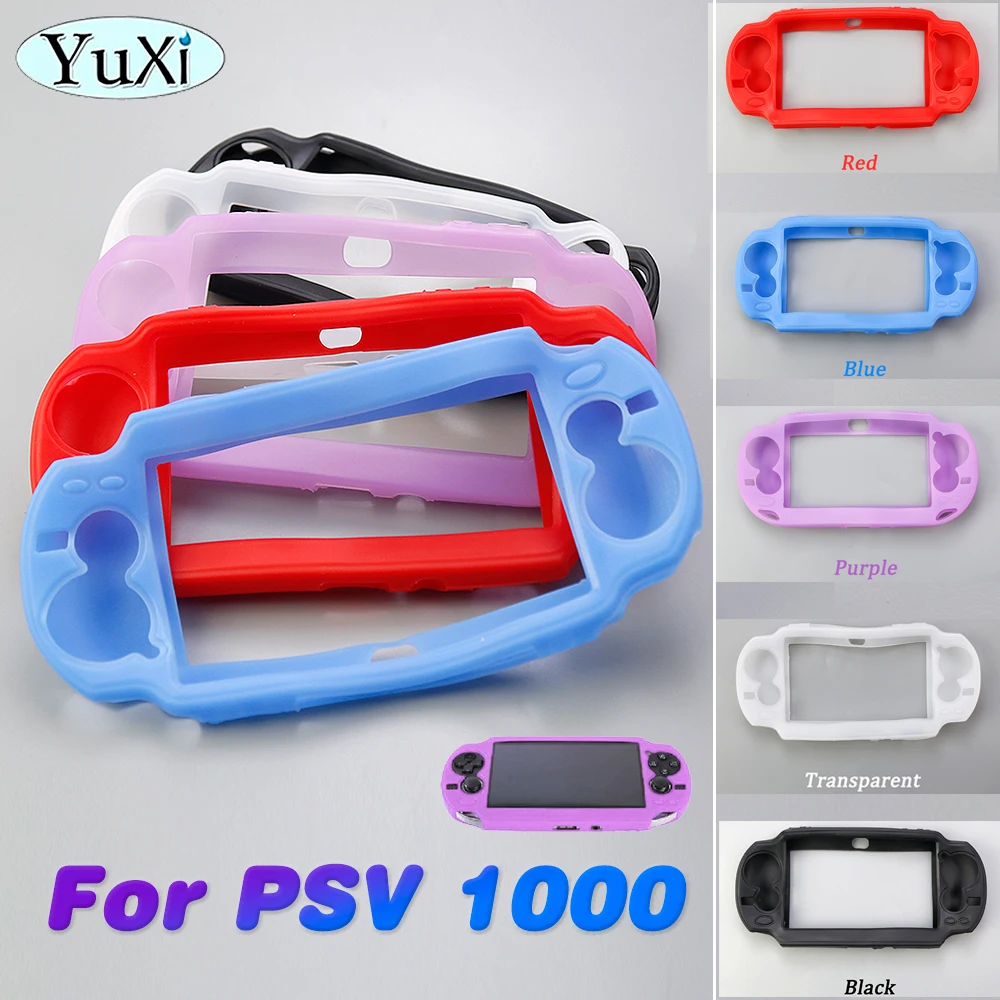 1Pcs Silicone Soft Protective Cover Shell For PSV 1000 Console For PSVita 1000 Protector Skin Case Cover Replacement Accessories