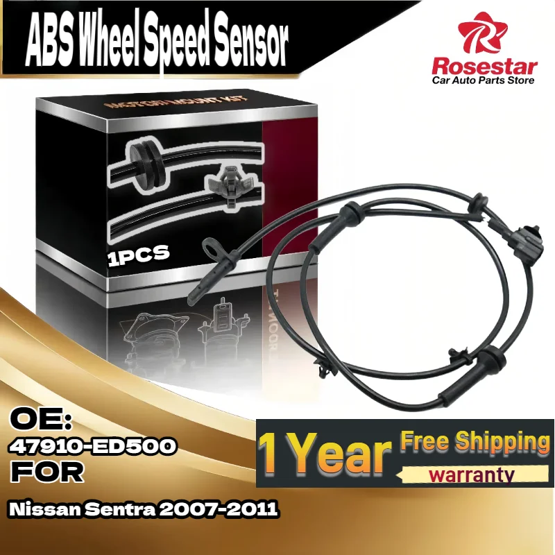 

For OEM ABS Wheel Speed Sensor No.47910ED500 Compatible for Nissan Sentra 2007-2011