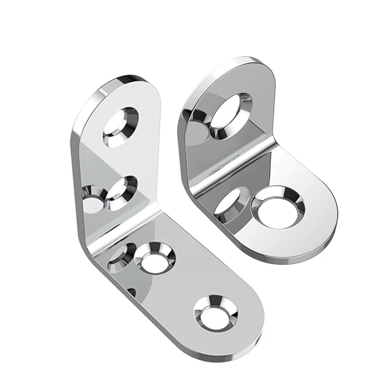 L-shaped box corner protector with 304 stainless steel corner code right-angle fixer, plate holder and hardware connector piece