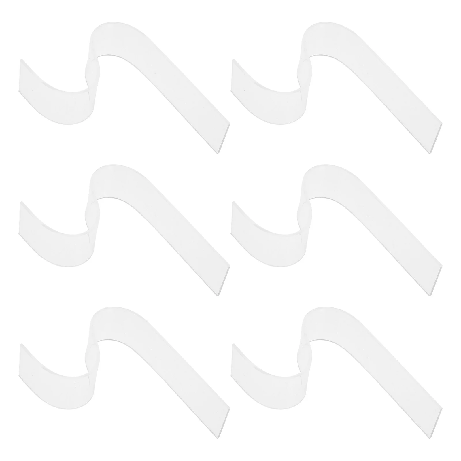 

6Pcs Clear Acrylic Shoe Display Stand Transparent Rack for Retail Stores and Home Closets Shoe Organizer Sneaker Display Shelves