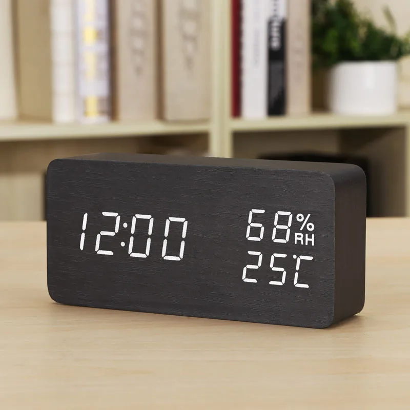 

Stylish LED creative alarm clock, luminous silent electronic watch, student bedside clock, bedroom