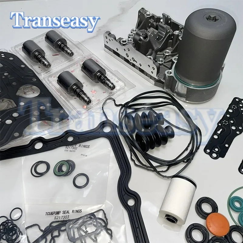 Original New  DQ200 0AM  Valvebody Accumulator Housing And Solenoid Transmission Repair Kit Fit For Audi 0AM325587E 0AM325587F