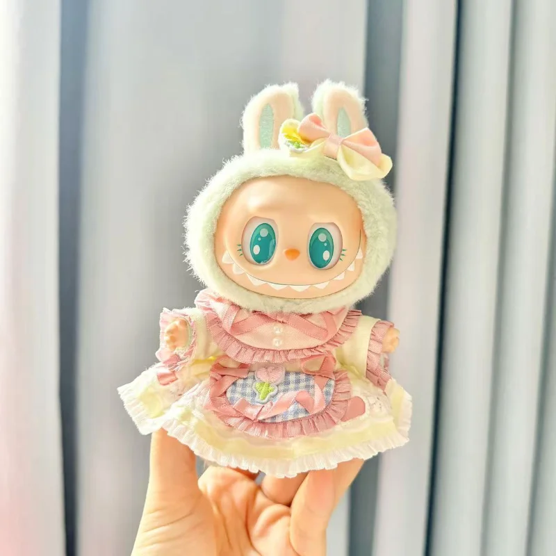 

New Dolls Clothes Suitable for Labubu V1 V2 V3 Tulip Dress Suit Cartoon Cute Creative Peripheral Accessories Dolls Clothes Gifts