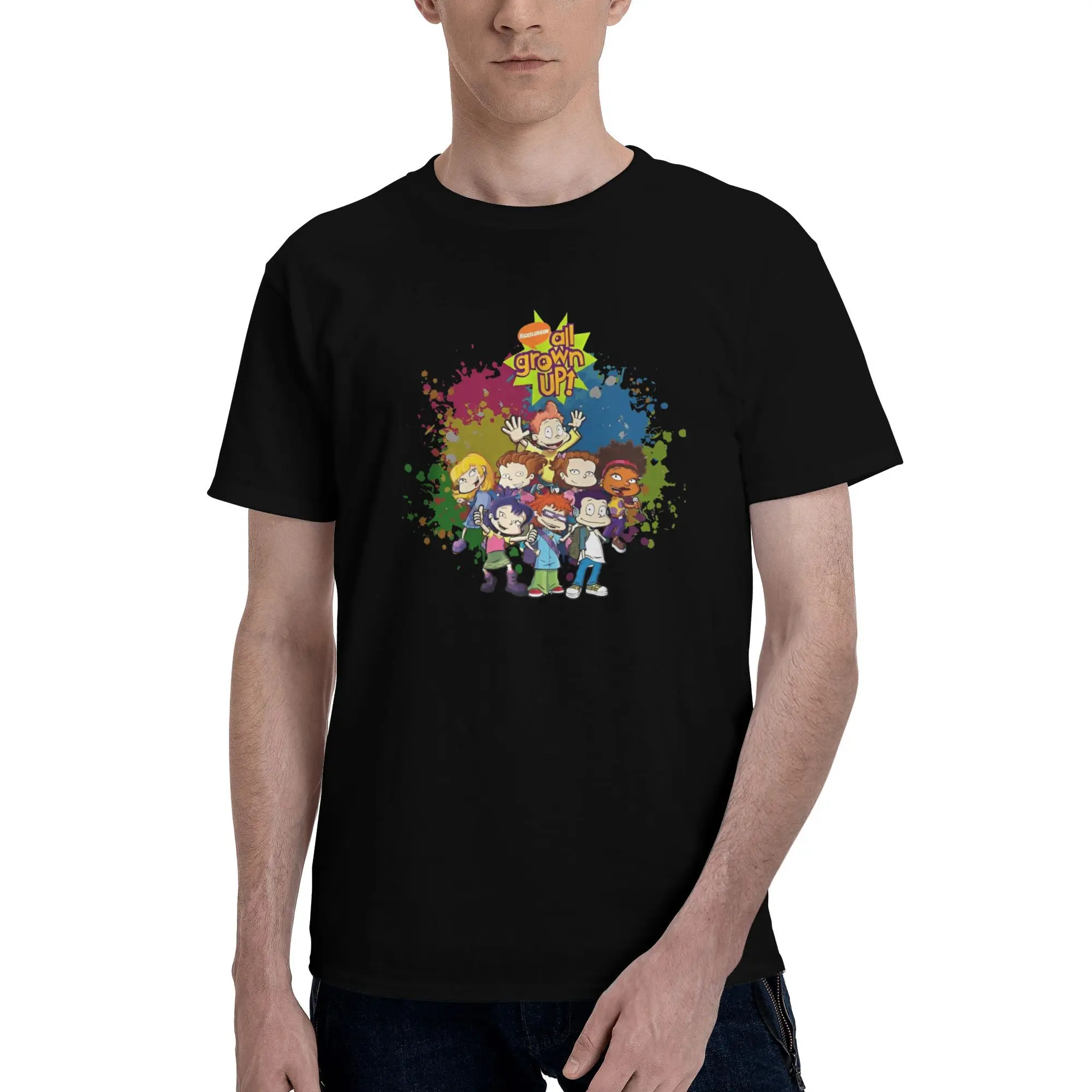 

X-Rugrats Cartoon Tee Shirt for Men Women Graphic Printed T Shirts Awesome Fashion 100% Cotton Clothing
