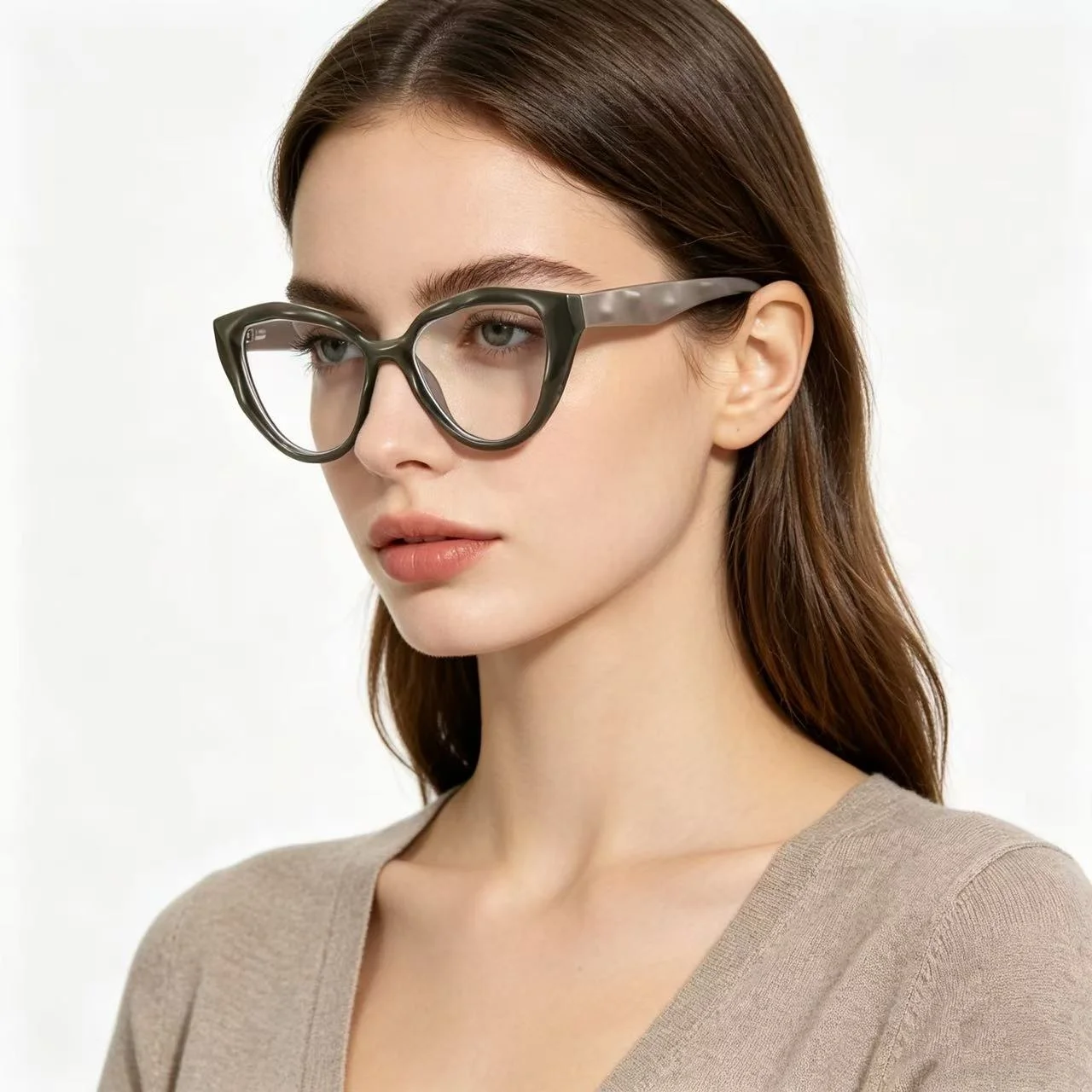 

Retro Frame Reading Glasses for Women Anti-Blue Ray Computer Eyewear Unisex Fashion Thicker Sqaure Prescription Eyeglasses