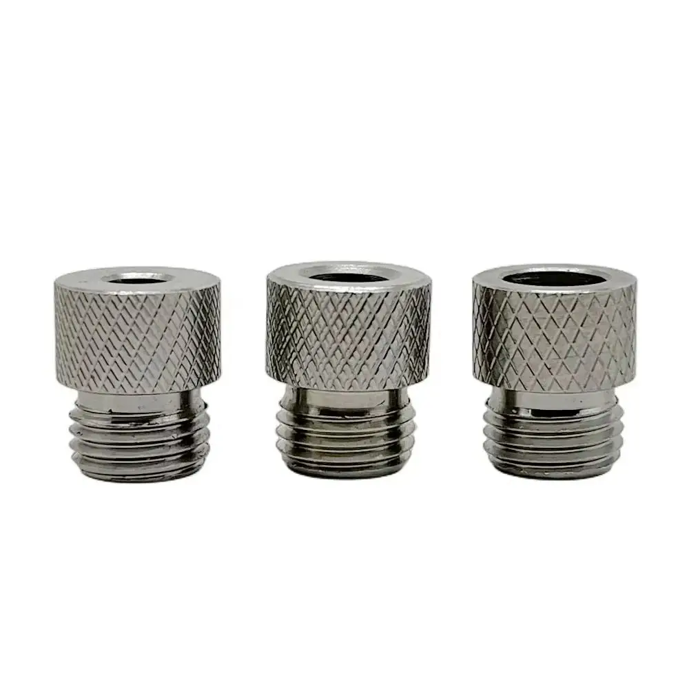 8Pcs/Set Carpentry Tool Drill Sleeve Stainless Steel For Woodworking Bushing Dowelling Jig 3/4/5/6/7/8/9/10mm M14x1.5