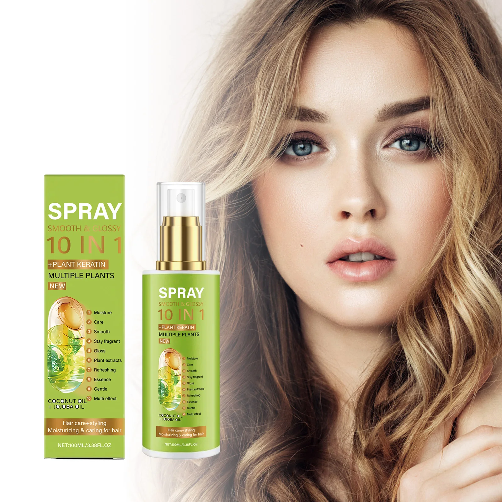 

Hair Care Spray Moisturize Improve Hair Quality Remove Dryness Refreshing Oil Control Increase Hair Root Elasticity Fluffy Spray