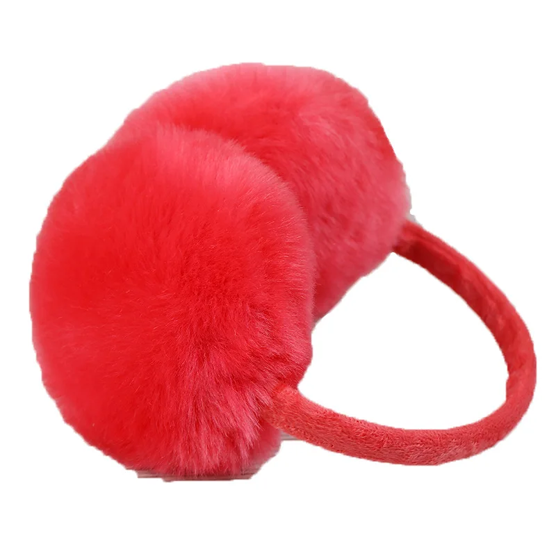 Winter Warm Earmuffs Cute Plush Fur Headphones Fashion Unisex Ear Warmer Solid Color Girls Headband Ear Muff Ear Cover