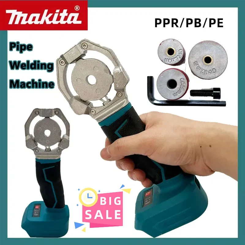 

Makita Electric Cordless Pipe Welding Machine PPR/PB/PR Pipe Soldering Plastic Welding Tube Heating Hot Melt For 18/21V Battery