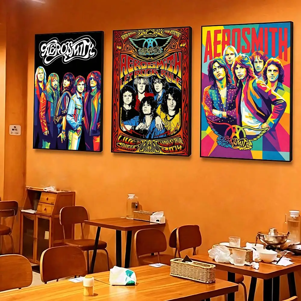 band Aerosmith Poster Poster HD Printing Cozy and Warm Style for Home Decor for Bedrooms Cafes Gift Giving