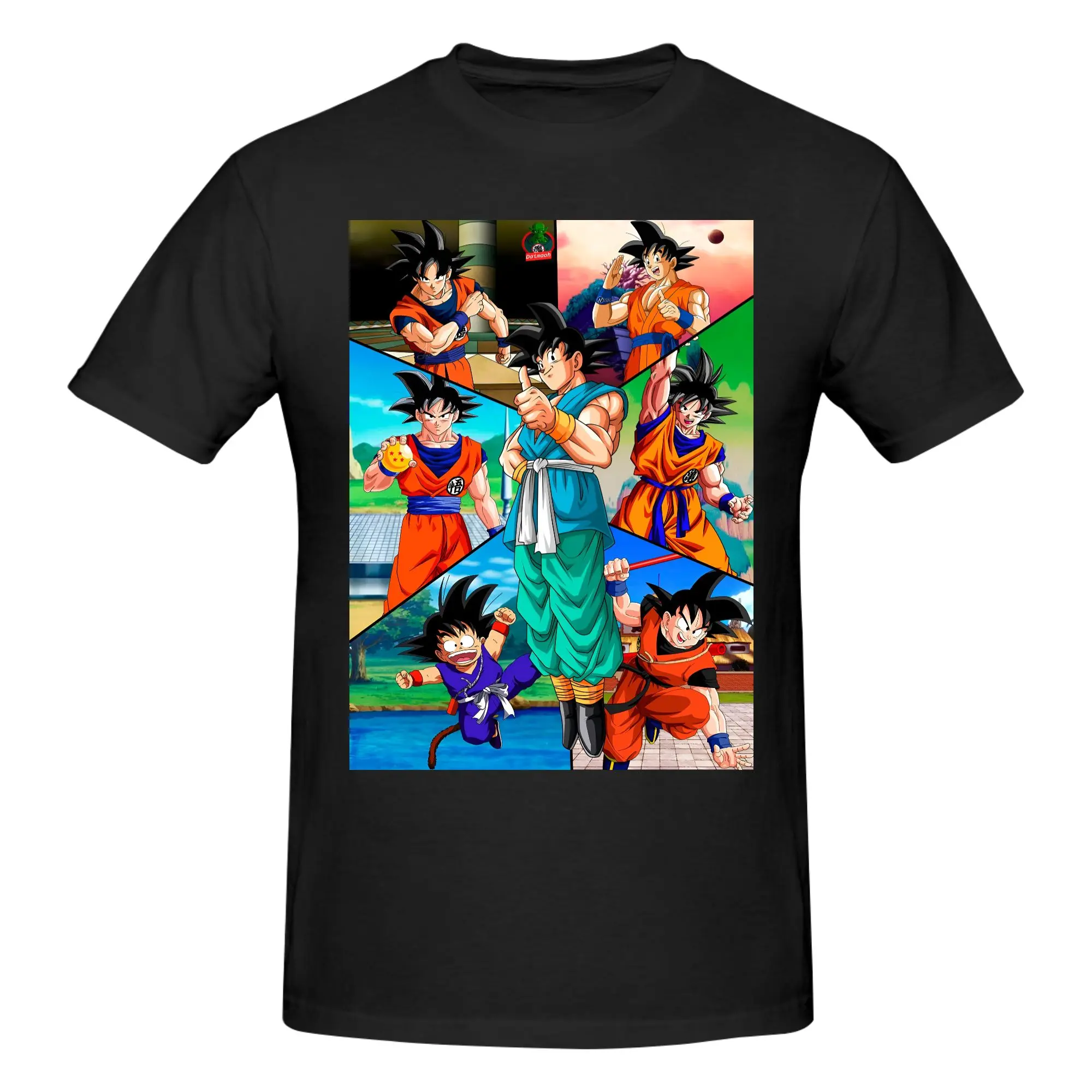 

DragonBall аниме Dragon Ball футболки из чистого хлопка футболки уличная одежда футболки с круглым вырезом повседневная одежда с короткими рукавами