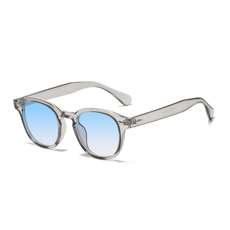 JNPCXI Qualitäts-Retro-Rundsonnenbrille für Damen, Modische Nieten-Dekoration, UV400-Schutz, Punk-Leoparden-Sonnenbrille für Herren