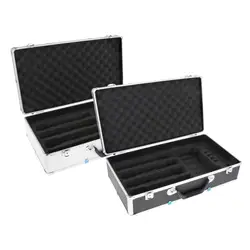 Microphone Carrying Case with Handle Professional Mic Gear Storage Box for Mixer Accessories Stages Studio Broadcast Equipment