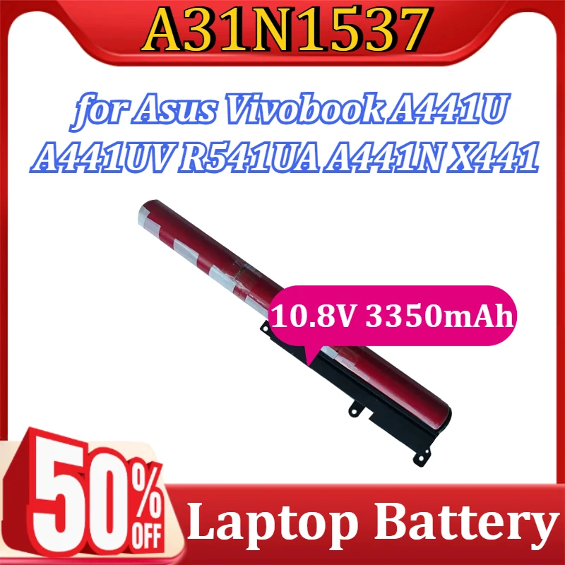 

A31N1537 for Asus Vivobook A441U A441UV R541UA A441N X441 X441U X441S X441SA X441SC X441UA X441UV F441U Battery 10.8V 3350mAh