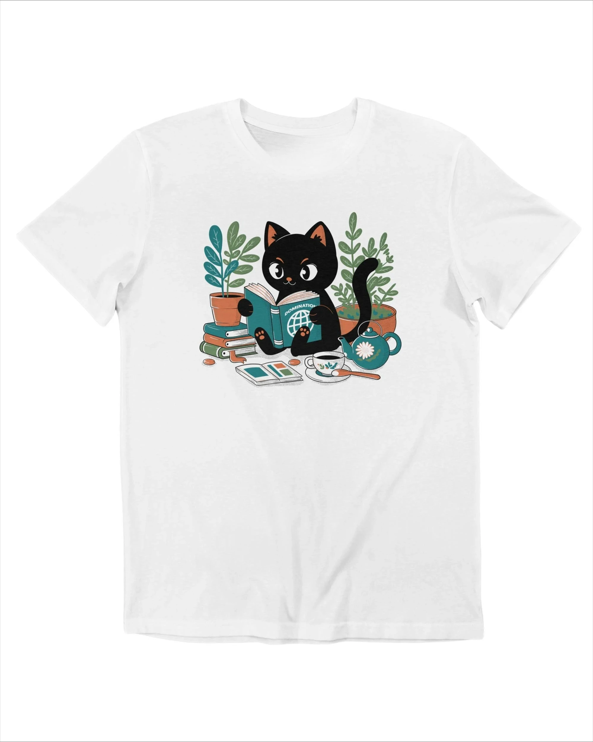 

Daily Reading Chat Animal Livre Clothing Pattern Printing Summer Luxury Brand Cotton Men's and Women's T-Shirts Short Sleeves