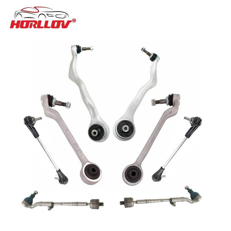 

8 Pc for bmw 3 Series Front Control Arm Stabilizer Ball Joints Sway Link Tie Rods Kit for F30 F35 31126852991 31126852992
