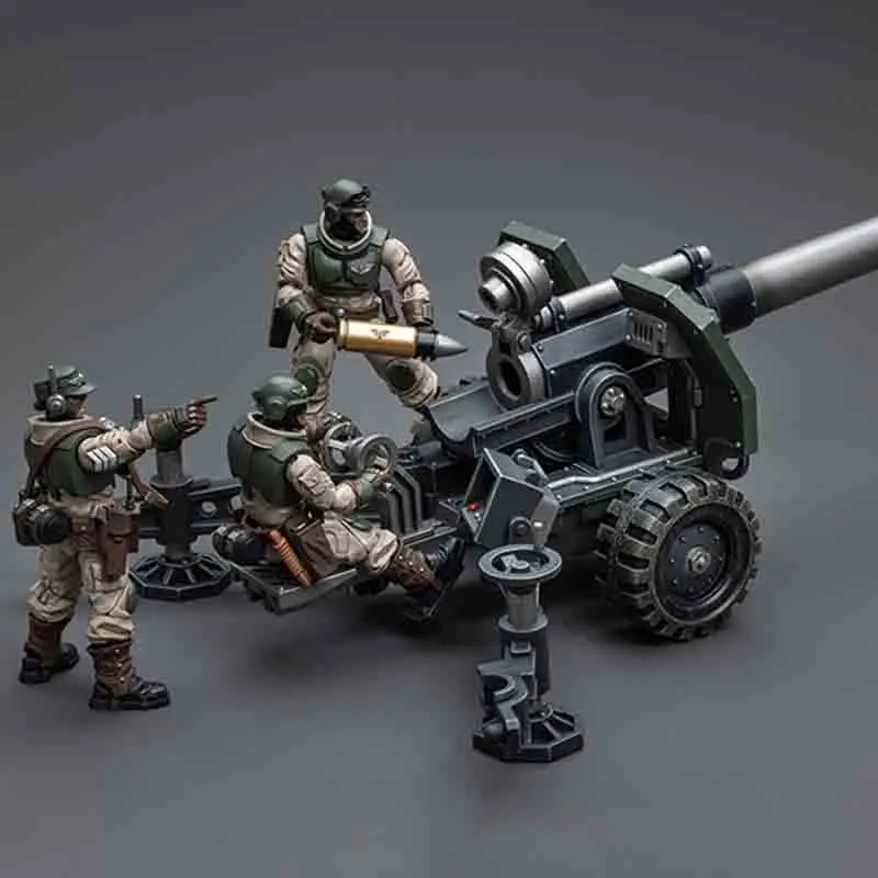 Joytoy Dark Source Warhammer 40k, límite de estrellas, martillo pesado, lanzador de cohetes, miniaturas coleccionables, conjunto militar para fanáticos de figuras de juguete