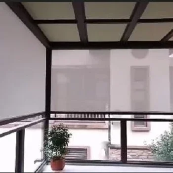 2026 Blinds Shades Shutters Automatic Roller Blind Motorized Waterproof Windproof Window Blinds for Outdoor