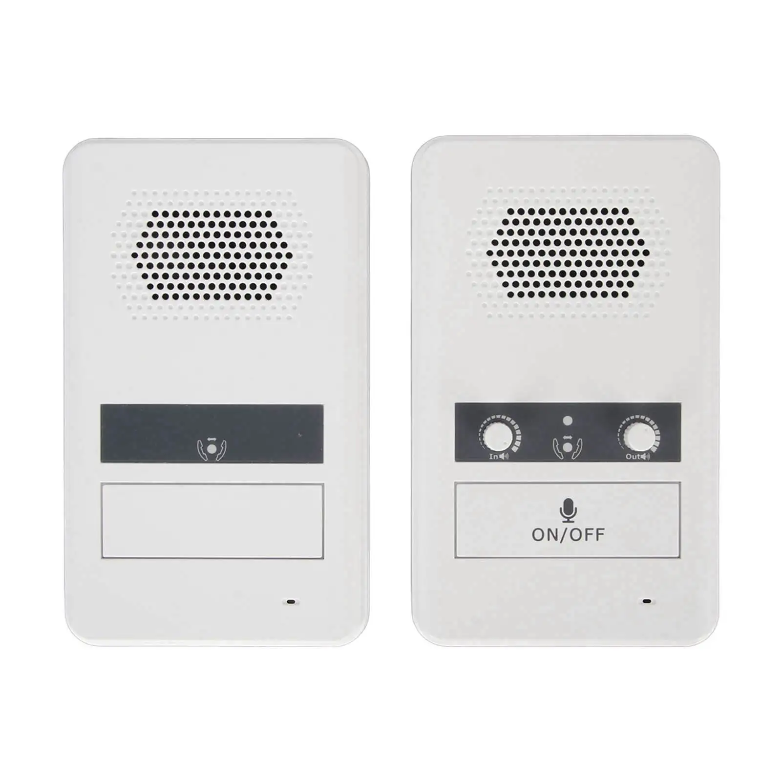 Janela alto-falante intercom maneira contador intercom premium alto-falante sensível microfone 3w sistema de intercomunicação janela energia para banco branco