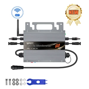 600 واط 700 واط 800 واط شبكة التعادل العاكس الشمسي المدمج في WIFI 18-50VDC 80-260VAC نقية موجة جيبية محول ميكرو للألواح الشمسية 2 * 300-400 واط أعلى 12 مبيعات 700 واط لوحة شمسية - رقم 10