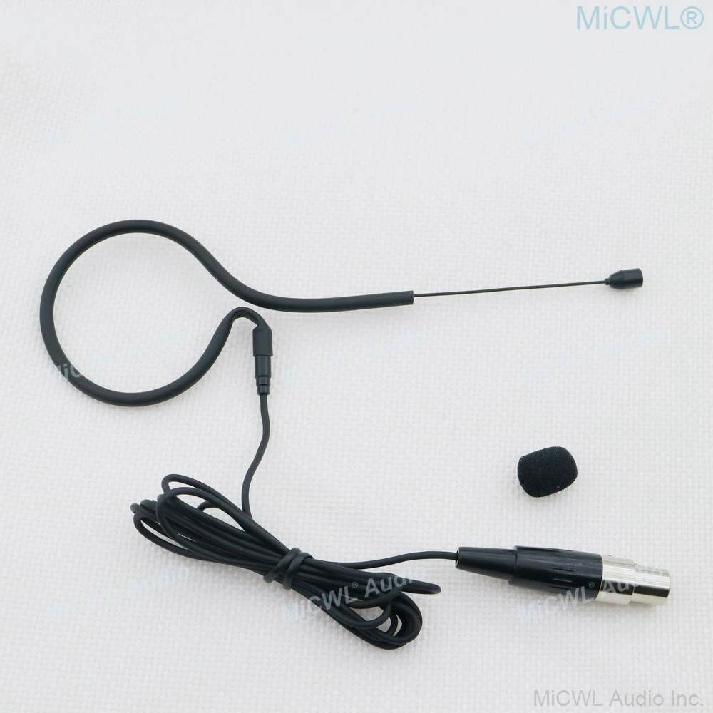 MX153 Earset Headset Microphone For Shure TA4F 4Pin AKG TA3F 3Pin Omnidirectional ULX QLX SLX Wireless Headworn