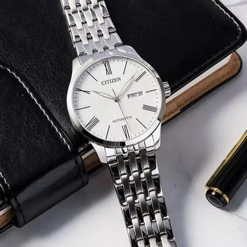 CITIZEN Men\'s Watch High-grade Fashion Leisure Waterproof Business Automatic Mechanical Watch Women‘s Steel Band Casual Watches