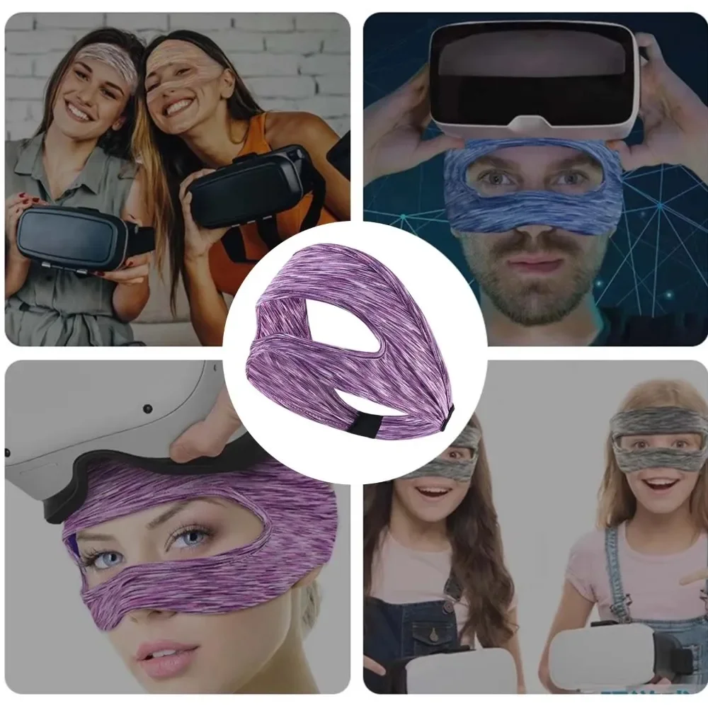 VR Accessoires Oogmasker Cover Ademende Zweetband Padding met Virtual Reality Headset Voor Meta Quest 2 1/Meta Quest 3 Pro
