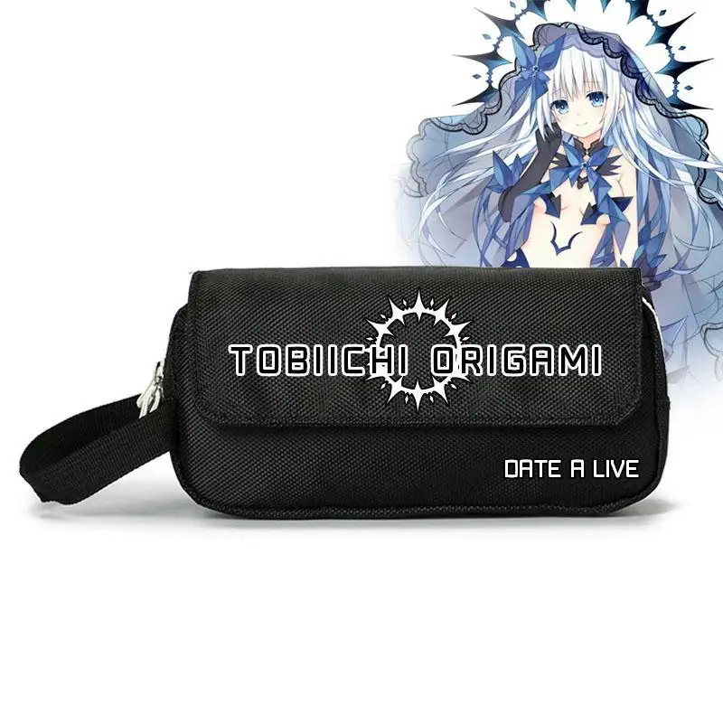 Anime DATE A LIVE Tokisaki Kurumi Kotori Itsuka Yatogami Tohka Tobiichi Origami Etc. Storage Pencil Case Stationery Gift