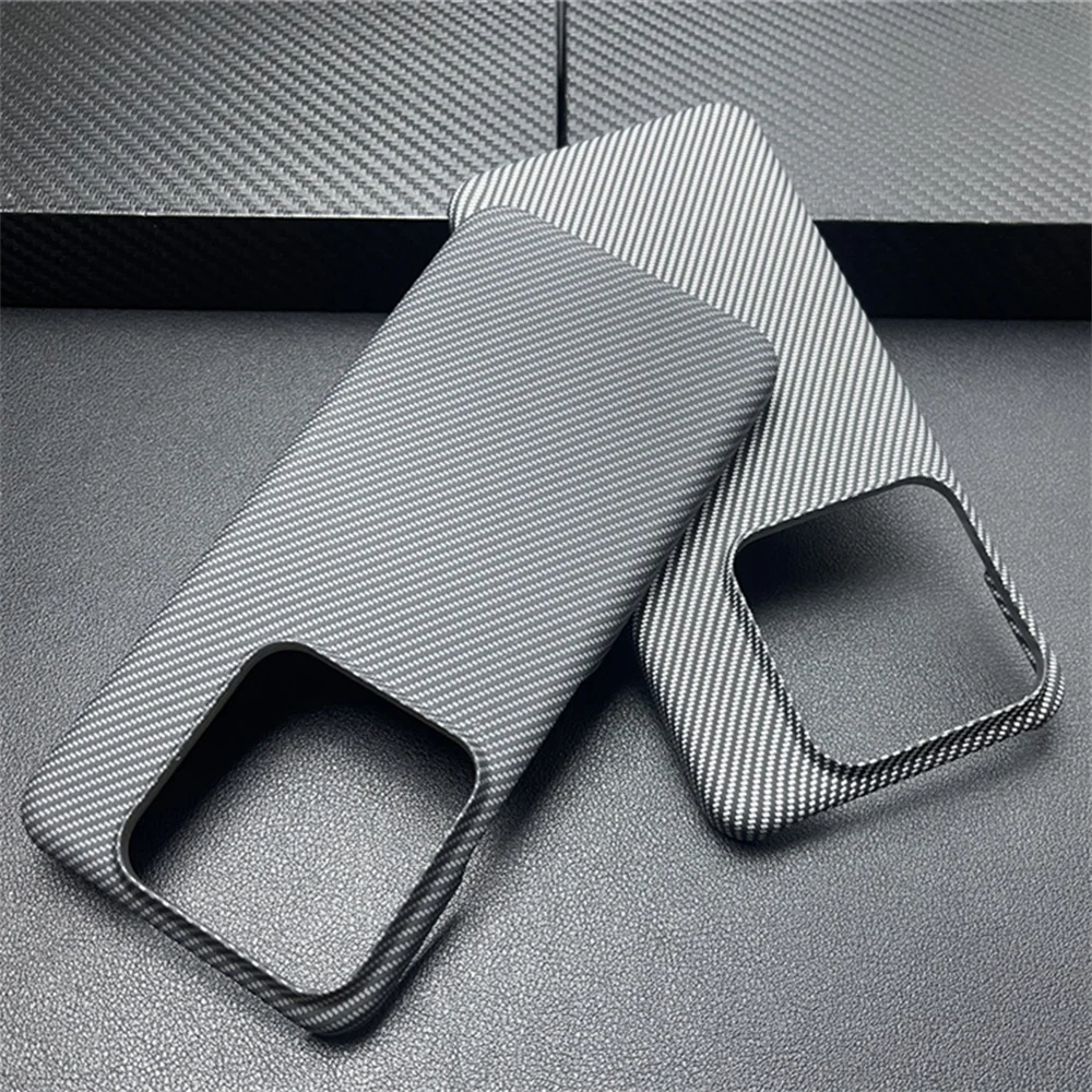 Luxury Carbon Fiber Plastic Armor Phone Case For Xiaomi 14 13 12 12s 12X 11 Pro Ultra Redmi K70 K60 Thin Shockproof Hard Funda