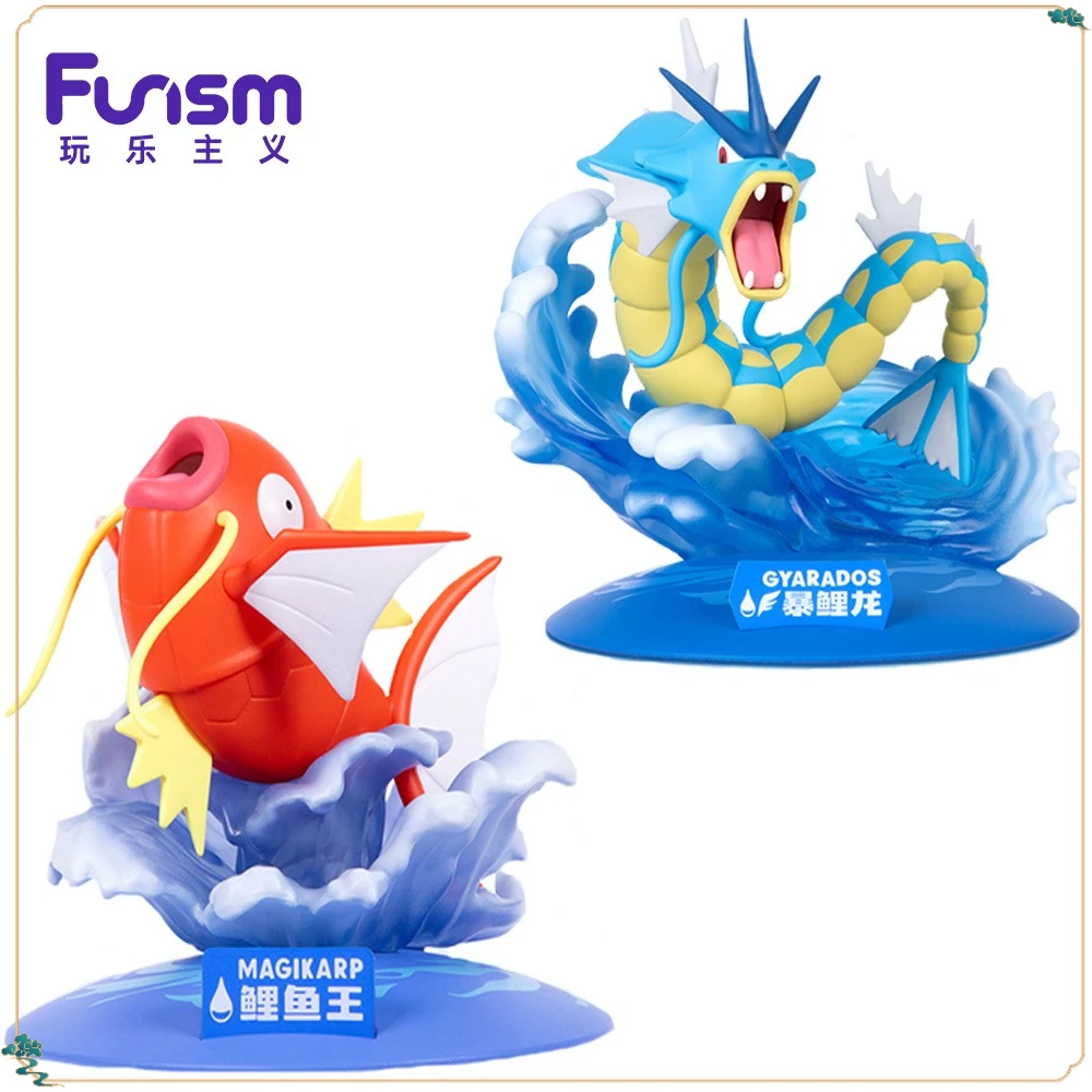 Genuine Funism Pokemon Action Figure Gyarados Magikarp Handcrafted Model Toys Decorative Ornaments Fans Collection Gift in Stock