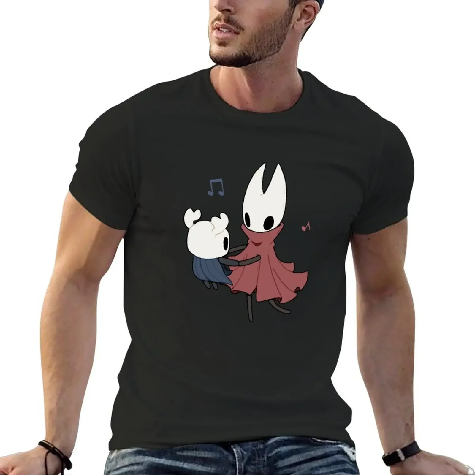 Let's dance, Ghost of Hallownest / Hollow Knight Hornet T-Shirt animal prinfor boys cute tops korean fashion t shirt men